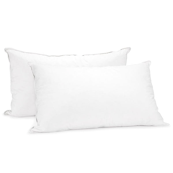 Pillows Laura Hill Duck Down Feather Pillow Twin Set 1.3Kg