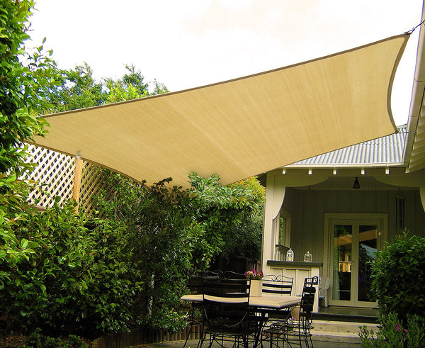 Shade Sails Wallaroo Square Shade Sail 3.6M X Sand