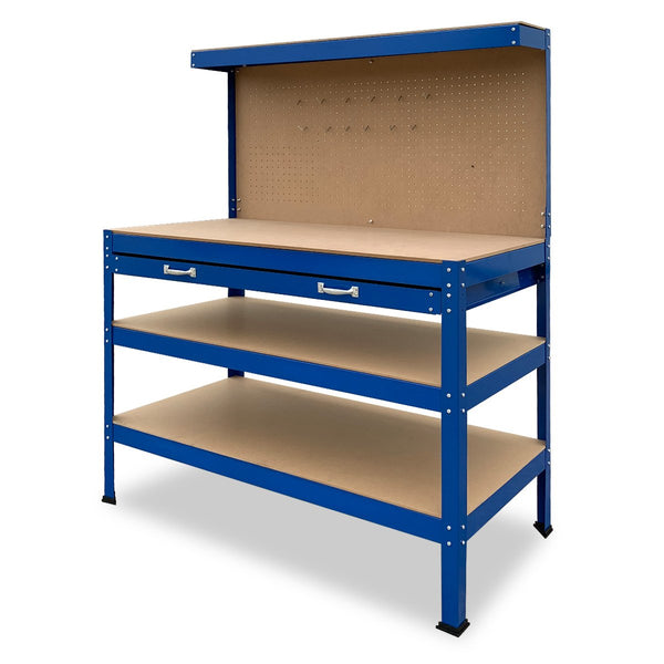 Work Benches Kartrite 3 Layered Work Bench Garage Storage Table Tool Shop Shelf