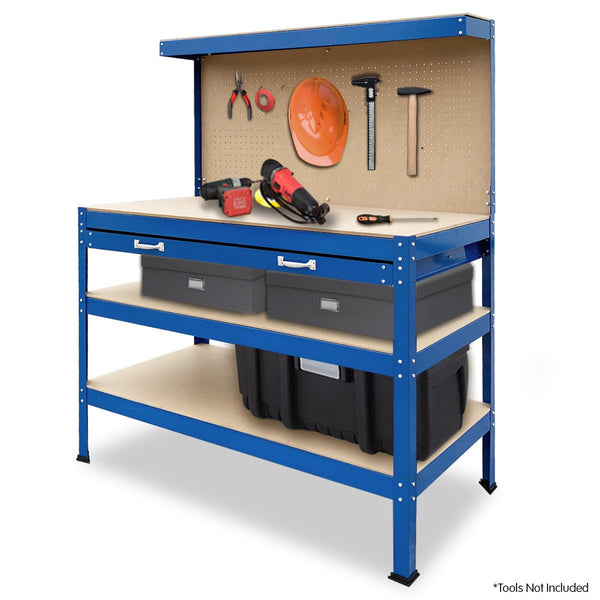 Work Benches Kartrite 3 Layered Work Bench Garage Storage Table Tool Shop Shelf