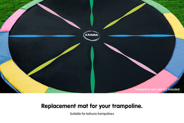 Kahuna 12Ft Trampoline Replacement Spring Mat - Rainbow