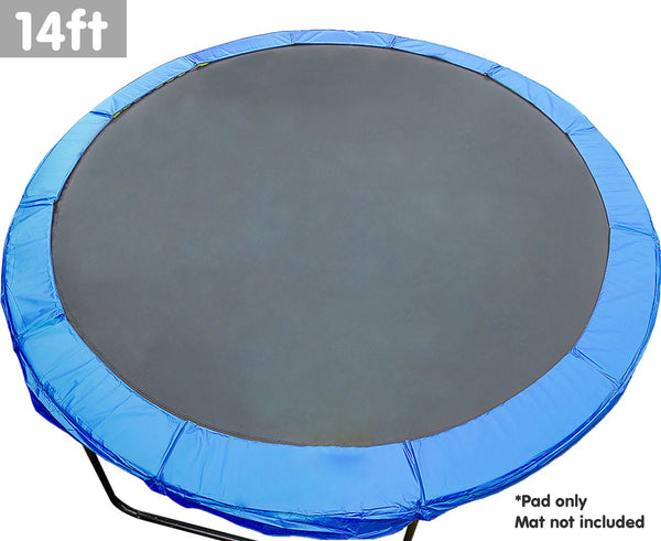 Trampolines Kahuna 8Ft Replacement Reinforced Outdoor Round Trampoline Safety Spring Pad Cover (14 Feet)