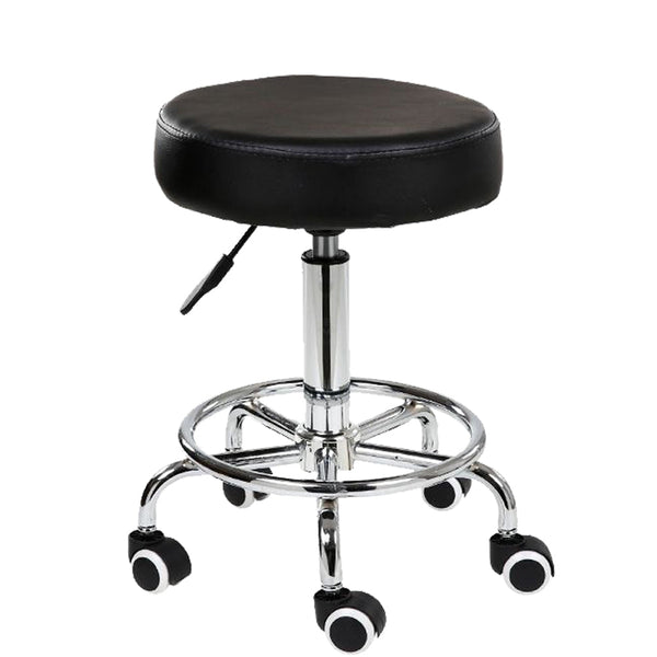 Benches Bar Stools Salon Chair Bar Swivel Stool Office Roller Wheels Portable Height Adjust Leather Bs8401