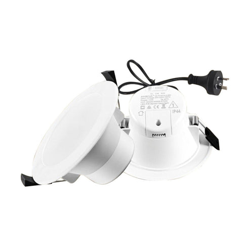 Chandeliers & Ceiling Fixtures 2Pcs Radar Sensor Led Downlight Kit 90Mm 10W Non Dim 3 Colour In Warm White Cool Day Light Tri Colour 3000/4000/6000