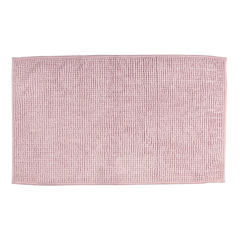 Bath Mats, Rugs & Toilet Covers Microfiber Shower & Bathroom Mat Non Slip Soft Pile Design (Pink)