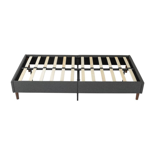 Queen Bed Frames Bed Frame Mattress Foundation (Dark Grey) &#8211; Queen