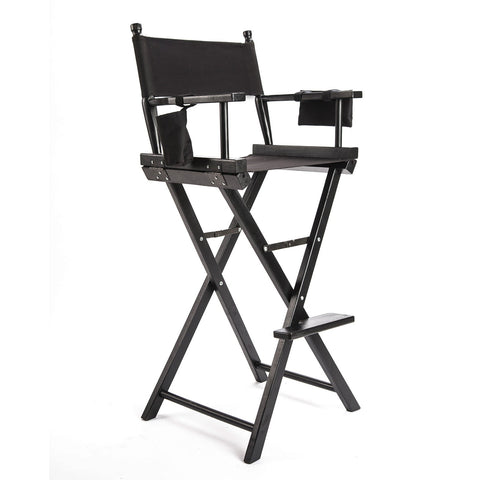 Chairs La Bella Black Folding Tall Chair Dark Humor Movie Director 75Cm