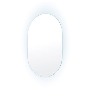 La Bella Led Wall Mirror Oval Touch Anti-Fog Makeup Decor Bathroom Vanity 50 X 75Cm