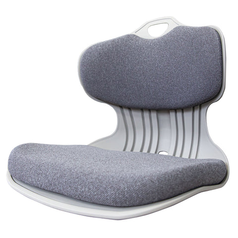 Chairs Samgong Grey Slender Chair Posture Correction Seat Floor Lounge Stackable