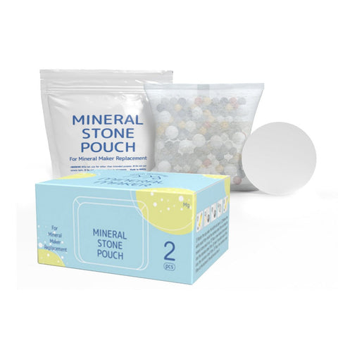 Water Filters Mineral Maker 2X Alkaline Stone Pouch Water Filter Pad Replacement Ceramic Balls