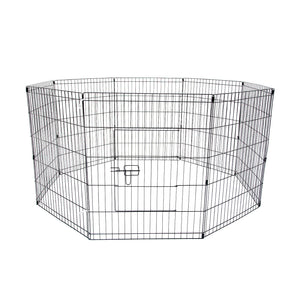 Fences & Pens Paw Mate Pet Playpen 8 Panel 24In Foldable Dog Exercise Enclosure Fence Cage