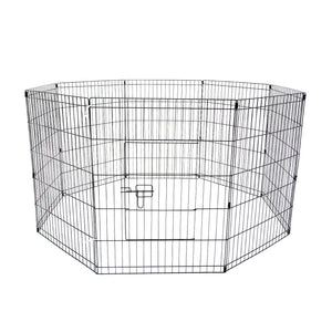 Fences & Pens Paw Mate Pet Playpen 8 Panel 30In Foldable Dog Exercise Enclosure Fence Cage