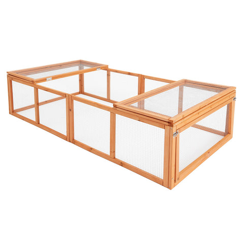 Small Animal Cages & Hutches Paw Mate 180 X 90 48Cm Chicken Coop Run Extension Rabbit Hutch Cage