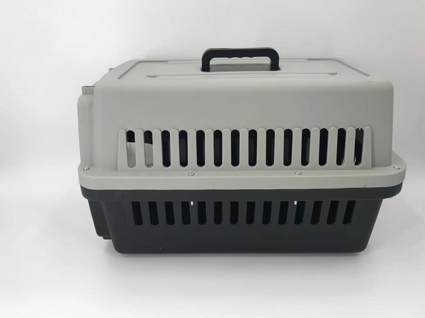 Yes4pets Medium Dog Cat Crate Pet Carrier Airline Cage With Bowl & Tray-Black