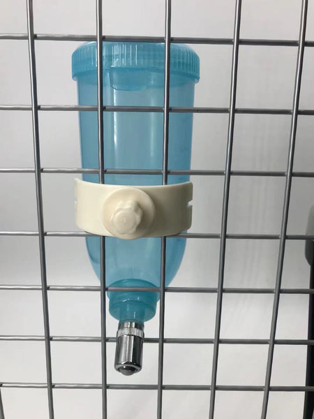 Small Animal Supplies 500Ml Dog Cat Hamster Rabbit Water Bottle Hanging Drinking Dispenser Feeder Blue