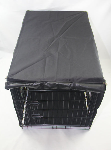 Dog Cages Yes4pets 24' Dog Cat Rabbit Collapsible Crate Pet Cage Canvas Cover