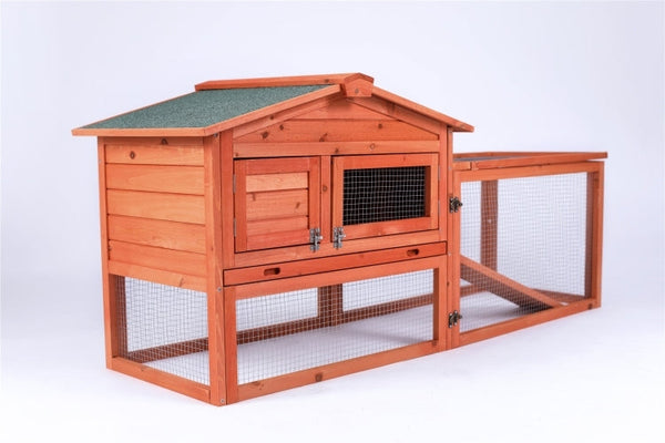 Small Animal Cages & Hutches Yes4pets Rabbit Hutch Metal Run Wooden Cage Guinea Pig House