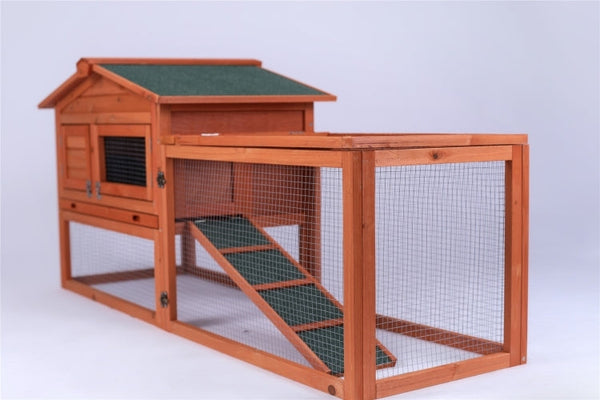 Small Animal Cages & Hutches Yes4pets Rabbit Hutch Metal Run Wooden Cage Guinea Pig House