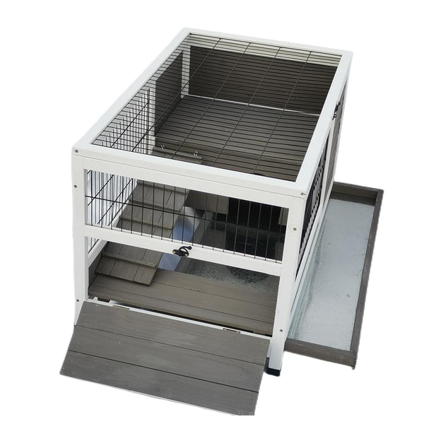 Small Animal Cages & Hutches Yes4pets Rabbit Hutch Cat House Cage Guinea Pig Ferret