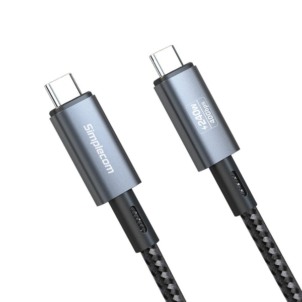 Simplecom Ca612 Usb-C To Cable Usb4 40Gbps 5A 240W Pd3.1 8K@60Hz 1.2M