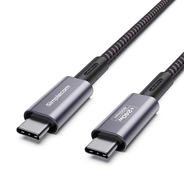 Simplecom Ca612 Usb-C To Cable Usb4 40Gbps 5A 240W Pd3.1 8K@60Hz 1.2M