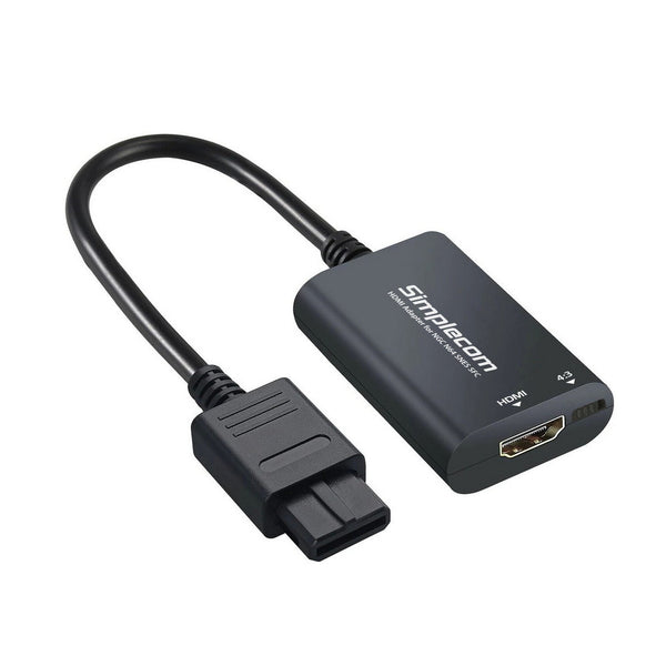 Simplecom Cm461 Hdmi Adapter Composite Av To Converter For Nintendo Ngc N64 Snes Sfc