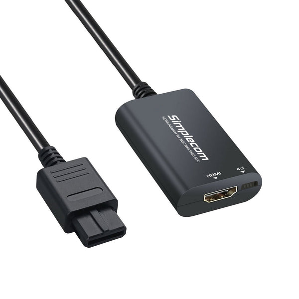 Simplecom Cm461 Hdmi Adapter Composite Av To Converter For Nintendo Ngc N64 Snes Sfc