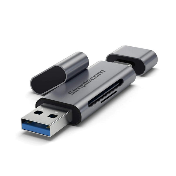 Simplecom Cr402 Superspeed Usb-C And Usb-A Sd/Microsd Card Reader 3.2 Gen 1 (Usb 3.0)