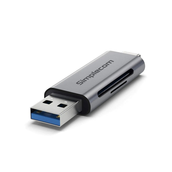 Simplecom Cr402 Superspeed Usb-C And Usb-A Sd/Microsd Card Reader 3.2 Gen 1 (Usb 3.0)