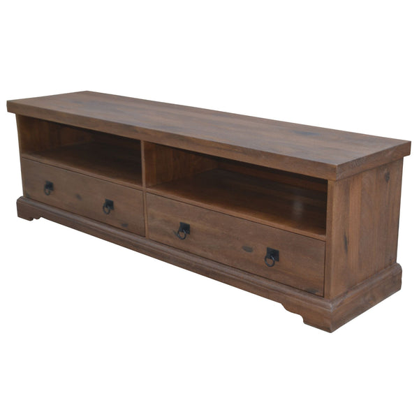 TV Stands & Entertainment Units Florence Etu Entertainment Tv Unit 180Cm 2 Drawer Solid Mango Timber Wood