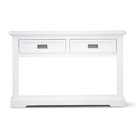 Hall Tables Laelia Console Hallway Entry Table 125Cm Solid Acacia Timber Wood Coastal White