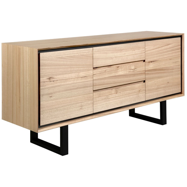 Sideboards & Buffets Aconite Buffet Table 180Cm 2 Door 3 Drawer Solid Messmate Timber Wood Natural