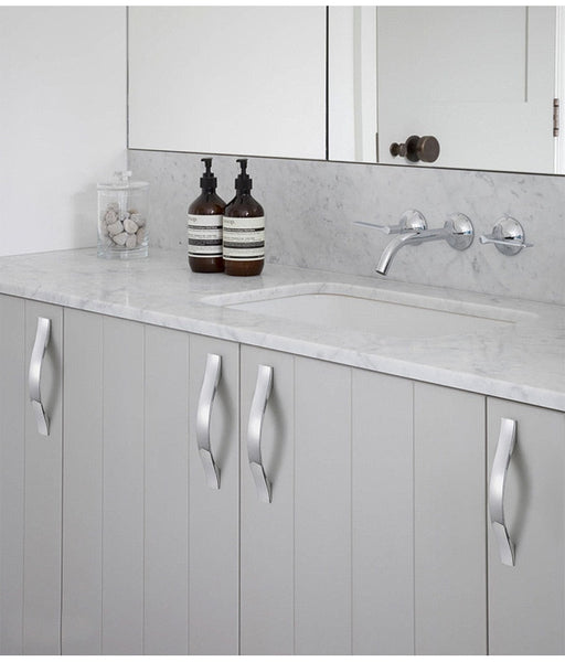 96Mm Brushed Silver Furniture Kitchen Bathroom Cabinet Handles Drawer Bar Pull Knob