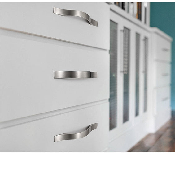 96Mm Brushed Silver Furniture Kitchen Bathroom Cabinet Handles Drawer Bar Pull Knob