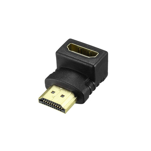 Monitor/AV Cables & Adapters Left Angle 90 Degree Hdmi Male To Female Plug Play Connector Adapter Joiner