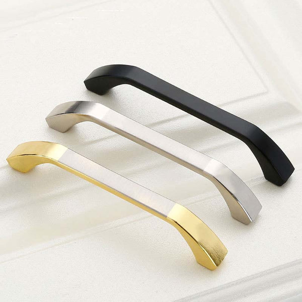 Cabinet Pulls Zinc Kitchen Cabinet Handles Bar Drawer Pull Hole To 96Mm Black