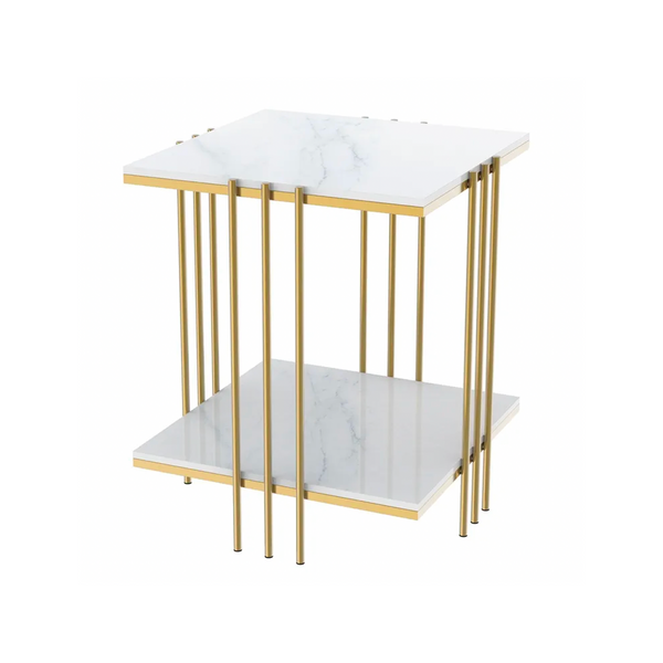 Side Tables Interior Ave Milano Gold Square Side Table