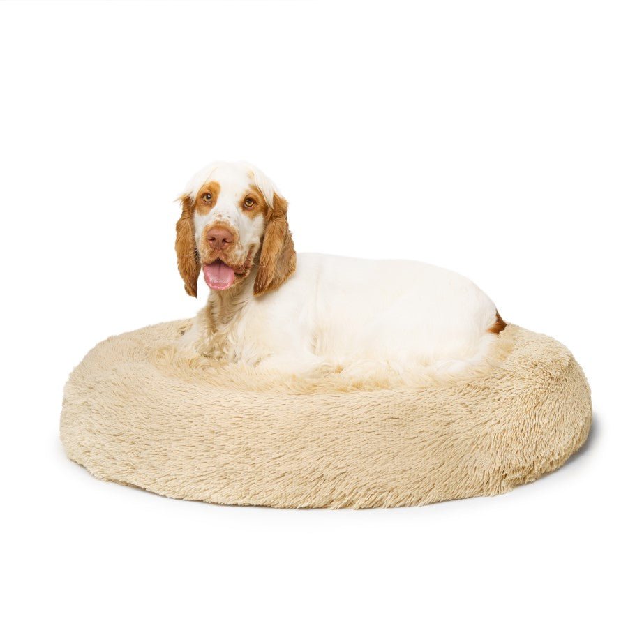 Pet Beds Fur King "Nap Time" Calming Dog Bed Medium Brindle