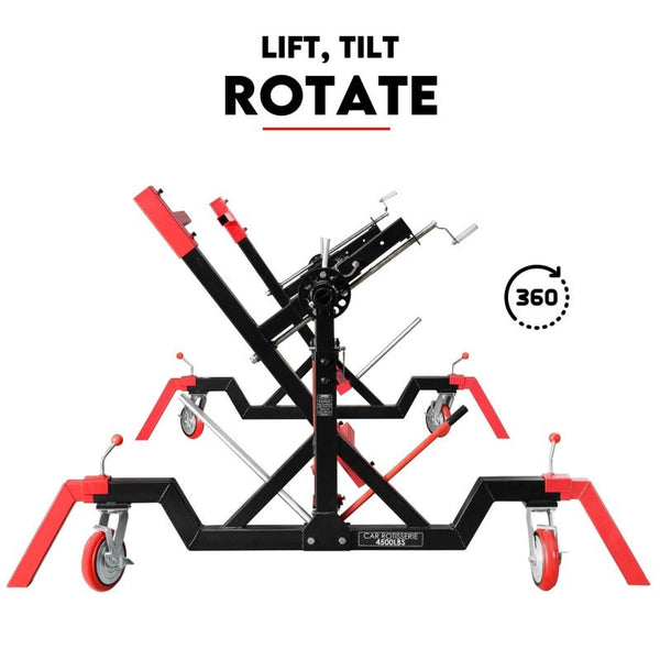 Other Auto Tools & Supplies Car Rotisserie Hydraulic Auto Body Frame Boat Repair Restoration 4500Lbs