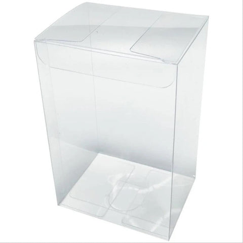 Favours & Party Bag Fillers 100 Pack Of 5X8cm Clear Pvc Plastic Folding Packaging Small Rectangle/Square Boxes For Wedding Jewelry Gift Party Favor Mo