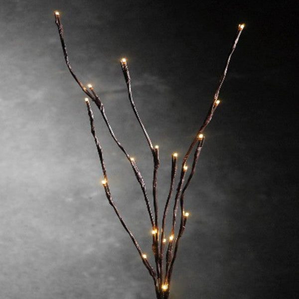 String Lights 10 Sets Of Led Light Bunch Stem Warm White Battery Fairy Lights 50Cm High 20 Bulbs Petals