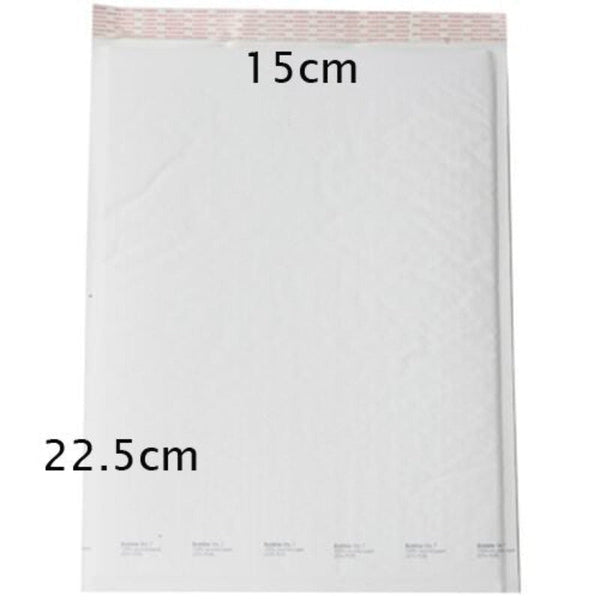 Padded Envelopes 25 Piece Pack 22.5Cm X 15Cm White Bubble Padded Envelope Bag Post Courier Parcel Small Self Seal