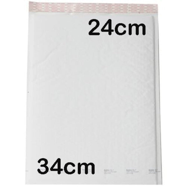 Padded Envelopes 25 Piece Pack 340X240mm Large Bubble Padded Envelope Bag Post Courier Mailing Parcel Self Seal