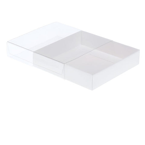 Gift Boxes 50 Pack Of 10Cm Square Invitation Coaster Favor Function Product Presentation Cookie Biscuit Patisserie Gift Box 4Cm Deep White Card With