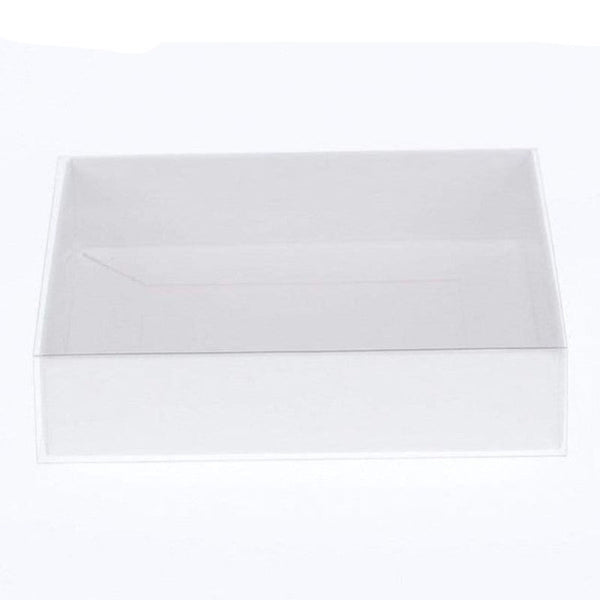 Gift Boxes 50 Pack Of 8Cm Square Wedding Invitation Coaster Favor Function Product Presentation Cookie Biscuit Patisserie Gift Box 2Cm Deep White Ca