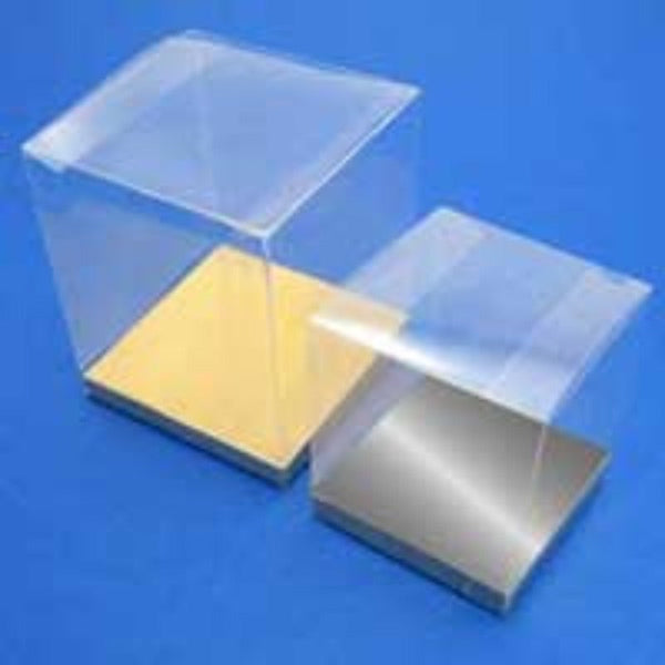 Gift Boxes 50 Pack Of 12Cm Square Cube Box Large Bomboniere Exhibition Gift Product Showcase Clear Plastic Shop Display Storage Packaging