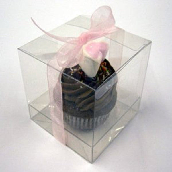 Gift Boxes 50 Pack Of 9Cm Sqaured Cube Gift Box Product Showcase Clear Plastic Shop Display Storage Packaging