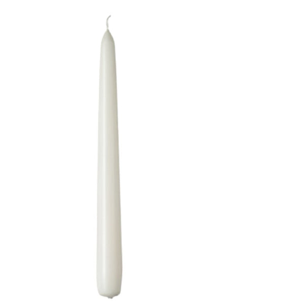 Candles 50 Bulk Buy Pack White Wax 20Cm Taper Church House Vigil Candleabra 2Cm Wide