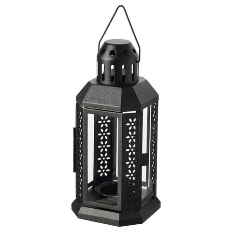 10 Pack Of Black Metal Miners Lantern Summer Wedding Home Party Room Balconey Deck Decoration 21Cm Tealight Candle