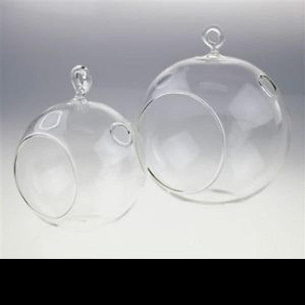 Candle Holders & Accessories 50 Wholesale Lot Of Hanging Clear Glass Ball Tealight Candle Holder 10Cm Diameter / High Wedding Globe Decoration Terra